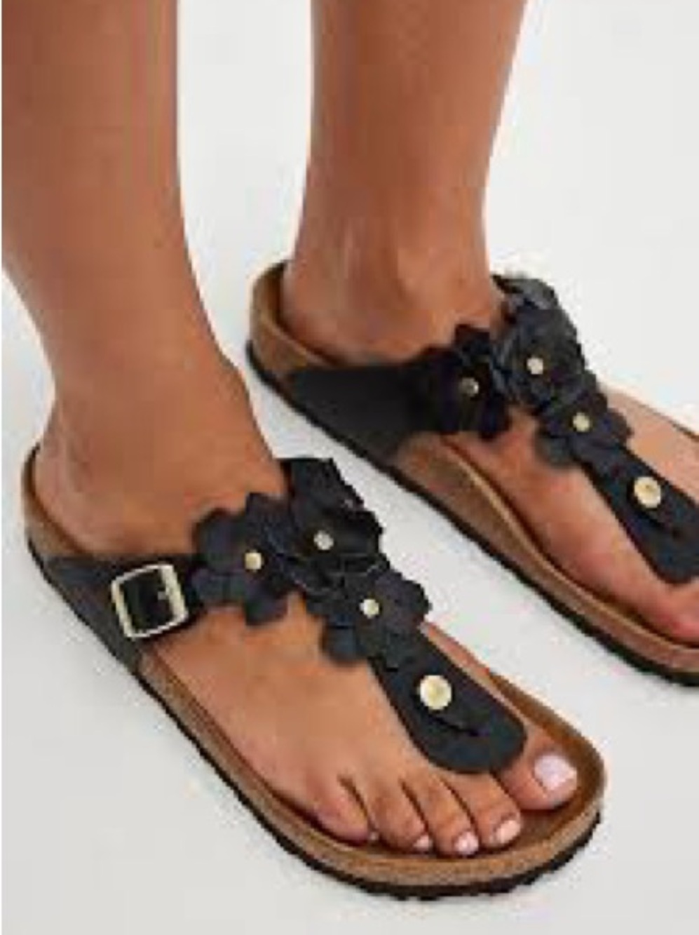 Birkenstock Gizeh Flower Thong Sandals NEW Size 37
